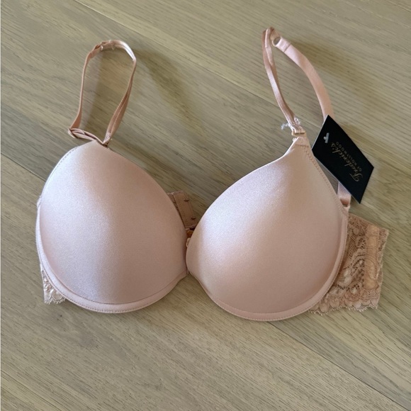 NWT Fredericks of Hollywood - Hollywood Knockout Push Up Bra Nude - Picture 2 of 9